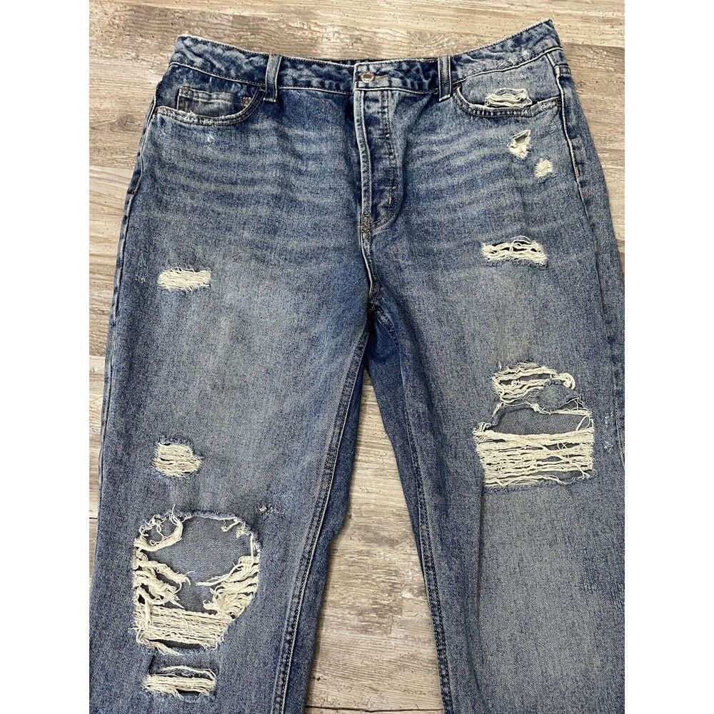 Altar’d State Vervet Jeans Straight Fit Button Fly Women’s Sz 32 - Picture 3 of 9